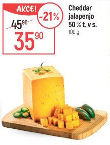 Sýr Cheddar s Jalapenjo