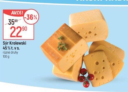 Sýr Krolewski 45% Milkpol
