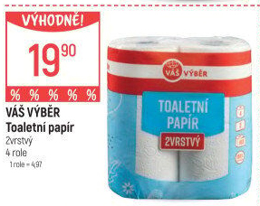 Toaletní papír 2vrstvý Váš Výběr