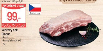 Vepřový bok s kostí Globus