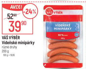 Vídeňské minipárky Váš Výběr