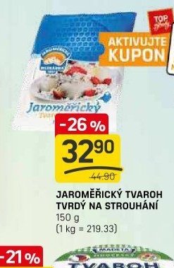 JAROMĚŘICKÝ TVAROH TVRDÝ NA STROUHÁNÍ