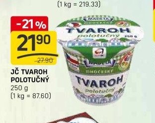 JČ TVAROH POLOTUČNÝ