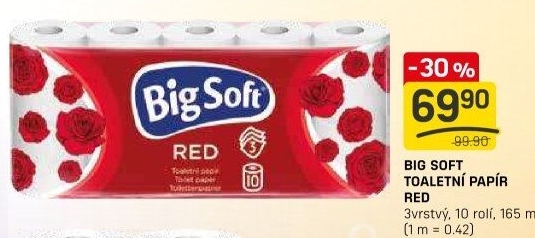 Toaletní papír 3vrstvý Big Soft