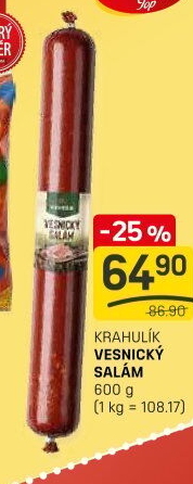 Vesnický salám Krahulík