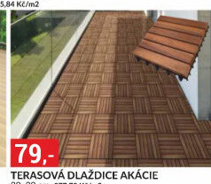 Dlaždice Klick dřevěná