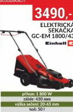 Elektrická sekačka Einhell GC-EM 1800/43