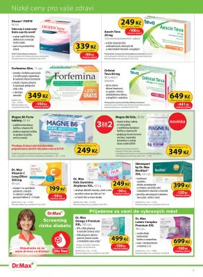 akční leták Dr. Max 1.5.2025-31.5.2025