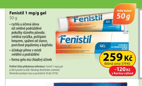 Fenistil 1 mg/g gel 50 g