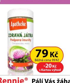 Apotheke Zdravá játra Ostropestřec mletý 180 g