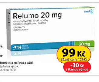 Relumo 20 mg enterolsolventní tvrdé tobolky 14 tob.