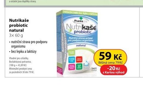 Nutrikaše probiotic natural