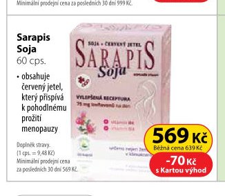 Sarapis Soja 60 cps.