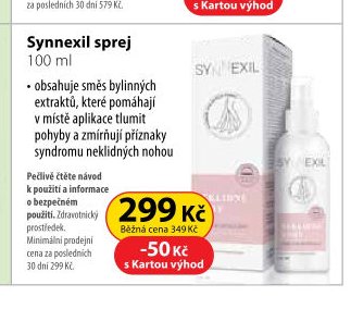 Synnexil sprej 100 ml