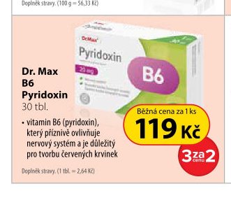 Dr. Max B6 Pyridoxin 30 tbl.