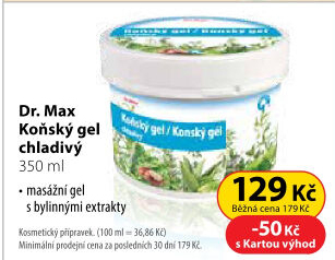 Gel koňský chladivý Dr.Max
