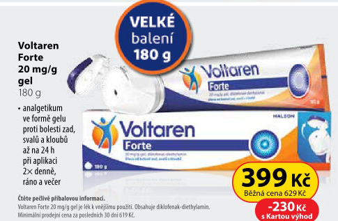 Gel proti bolesti Voltaren Forte