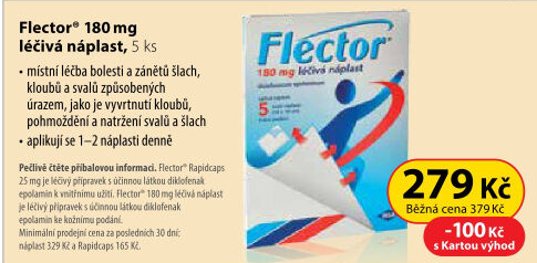 Náplasti léčivé Flector