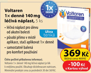 Náplasti léčivé Voltaren