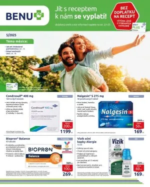 akční leták BENU Lékárna 1.5.2025-31.5.2025