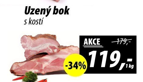 Uzený bok s kostí