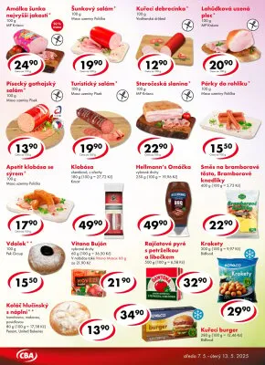 akční leták CBA 7.5.2025-13.5.2025