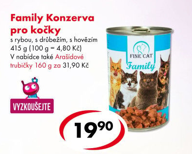 Konzerva pro kočky Fine Cat