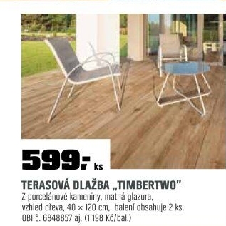 FZG 0,96QM TimberTwoNaturale R11 2ks