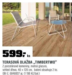 FZG 0,96QM TimberTwoNaturale R11 2ks