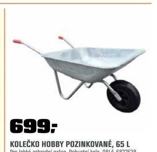 Kolečkohobby 65lstavební pozink