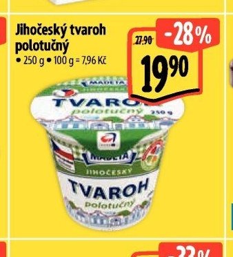 Jihočeský tvaroh polotučný