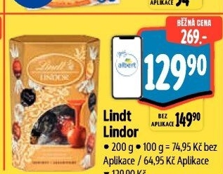 Bonboniéra Pralinky Lindor Lindt