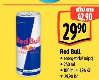 Energetický nápoj Red Bull - Albert akcniletaky.com