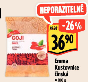 Kustovnice čínská - Goji sušené Emma