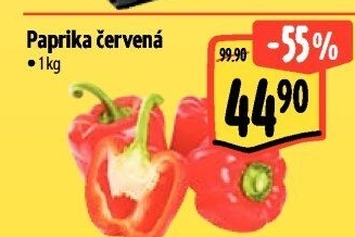 Paprika červená