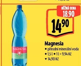 Přírodní voda Magnesia