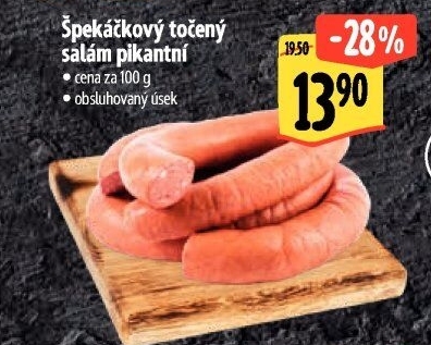 Salám špekáčkový pikantní točený