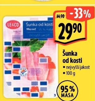 Šunka od kosti nejvyšší jakosti LE&amp