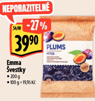 Švestky sušené Emma