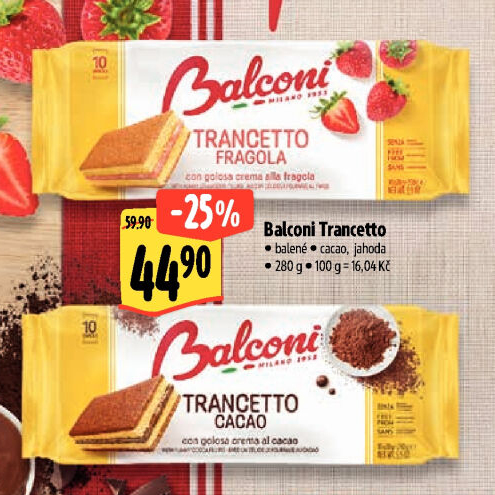Dezert Trancetto Balconi