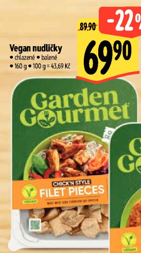 Nudličky veganské Veggie Garden Gourmet