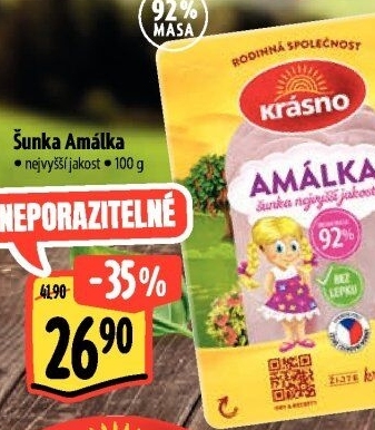 Šunka Amálka nejvyšší jakosti Krásno