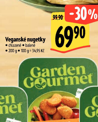 Veganské nugetky Veggie Garden Gourmet