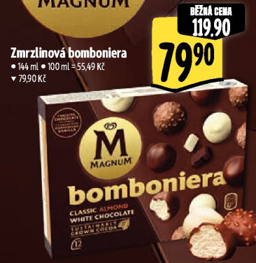 Zmrzlina bonboniéra Bomboniera Magnum Algida