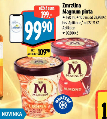 Zmrzlina v kelímku Magnum Algida