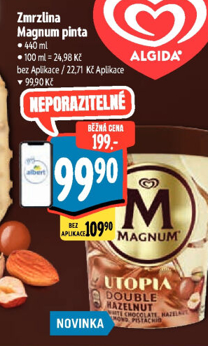 Zmrzlina v kelímku Magnum Algida