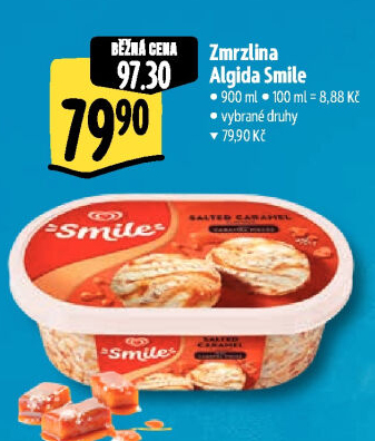 Zmrzlina ve vaničce Smile Algida