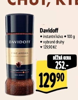 Instantní kávy Davidoff