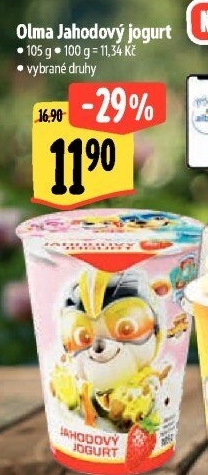 Ochucený jogurt Olma