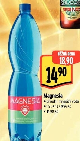 Přírodní voda Magnesia